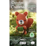 Schiffer Publishing Crochet Forest Critters Amigurumi Kit Squirrel