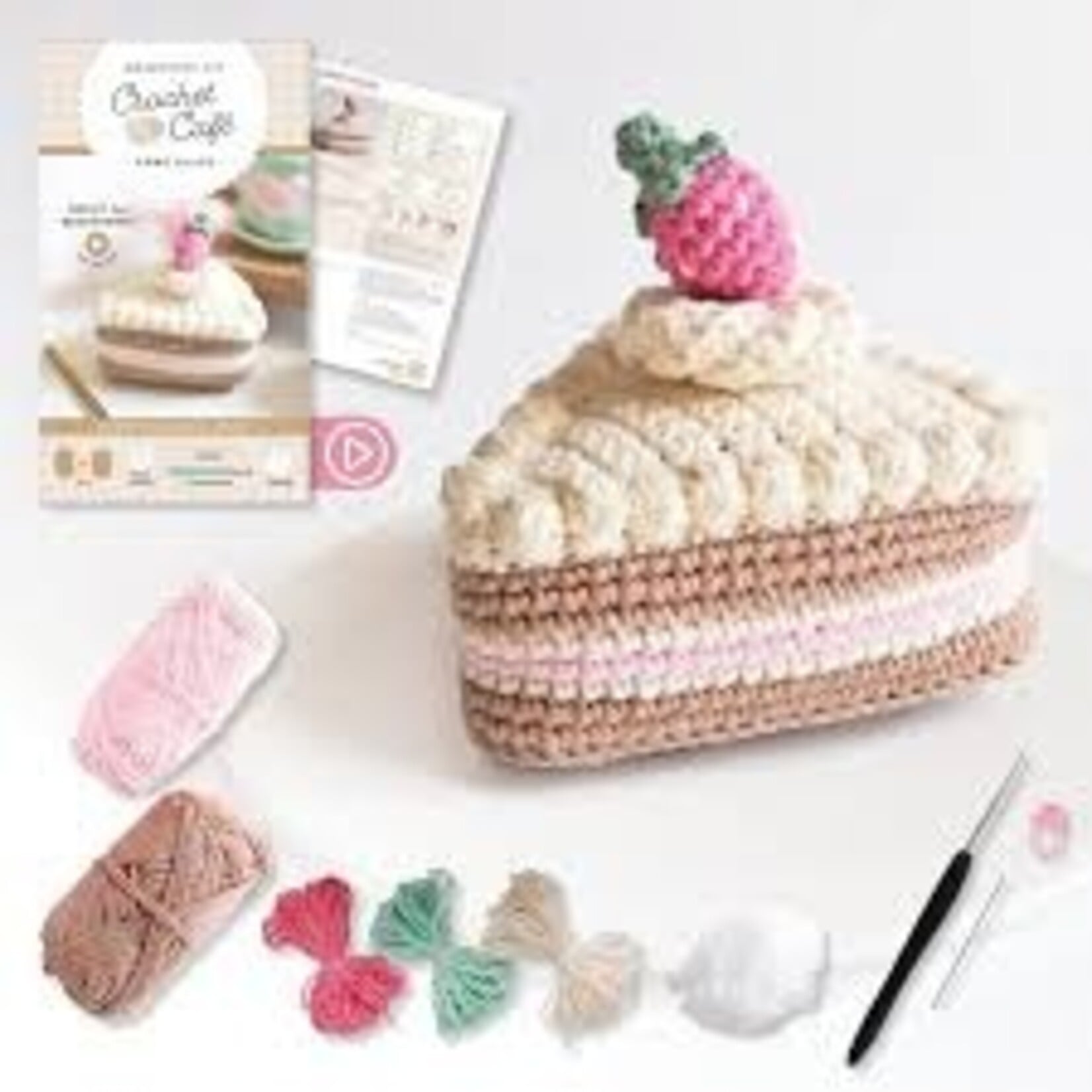 Schiffer Publishing Crochet Cafe Amigurumi Kit Cake Slice