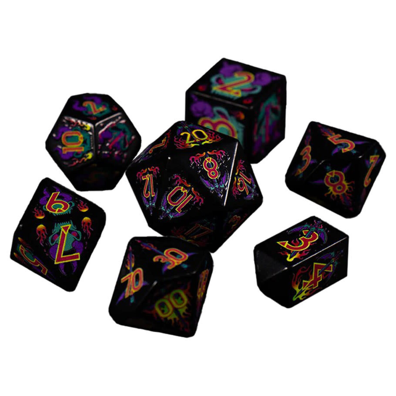 Botch, Inc Infernal Might: 7 Die Polyhedral Set