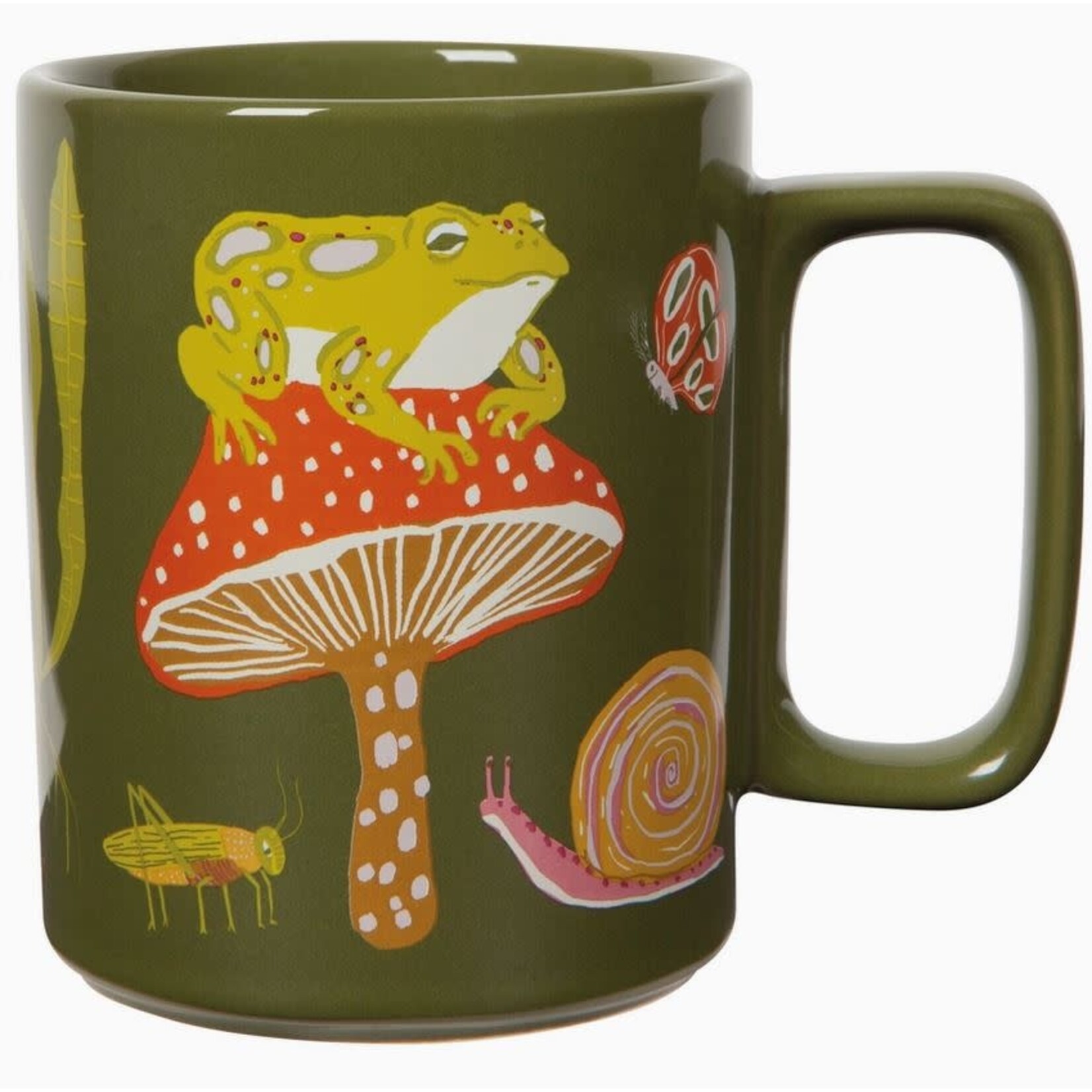 Danica Studio Mug - Stoneware - Toadstool Frog - 14 oz