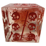 Severed Books Massive Gelatinous Cube d6 Die: Blood Filled Red