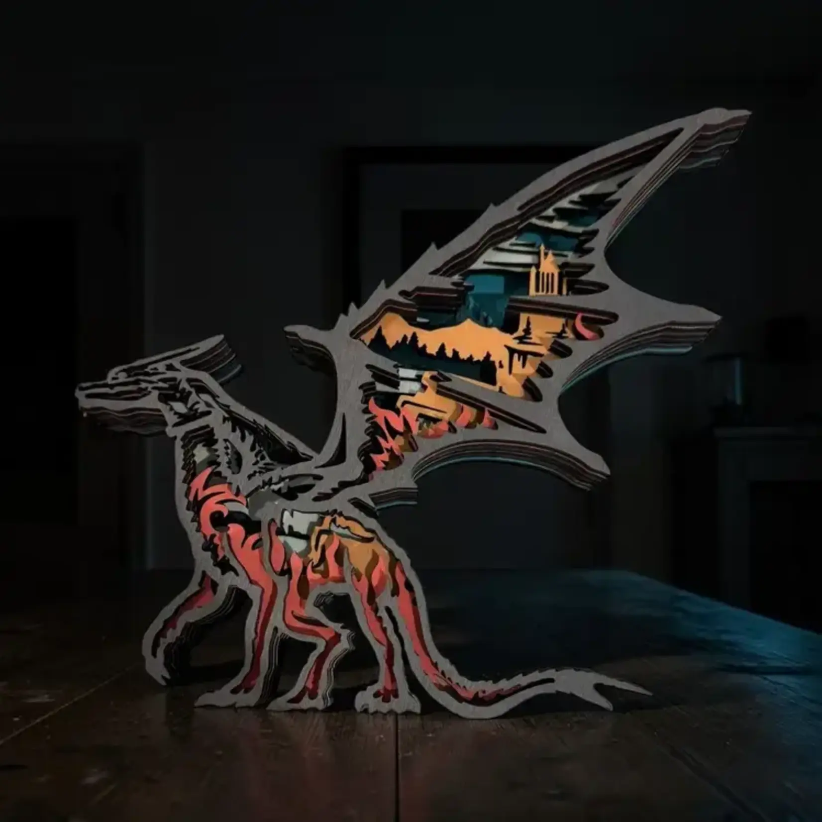 Shelf Sitter - Fire Dragon