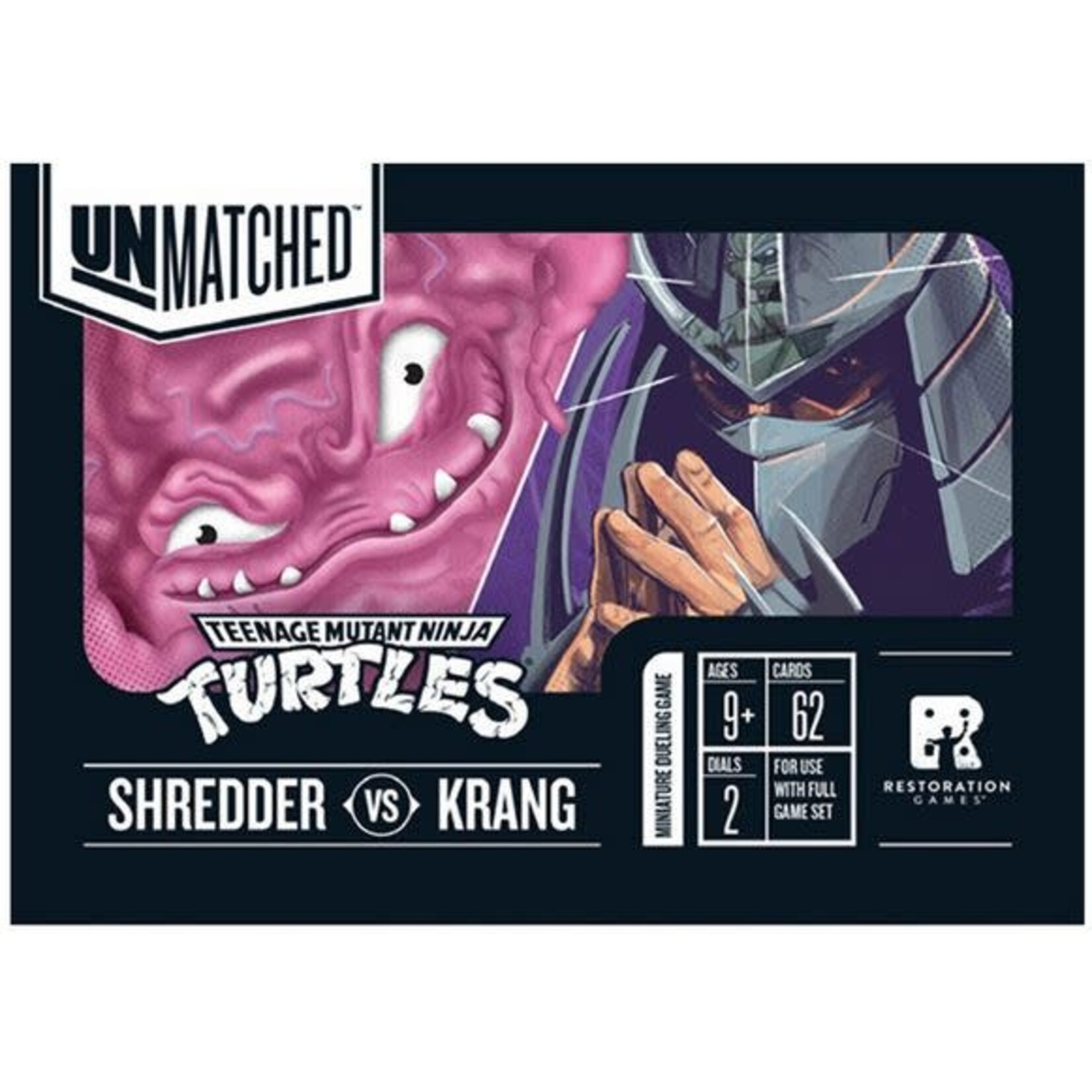 Unmatched Adventures: Teenage Mutant Ninja Turtles: Shredder/Krang Hero Deck Expansion