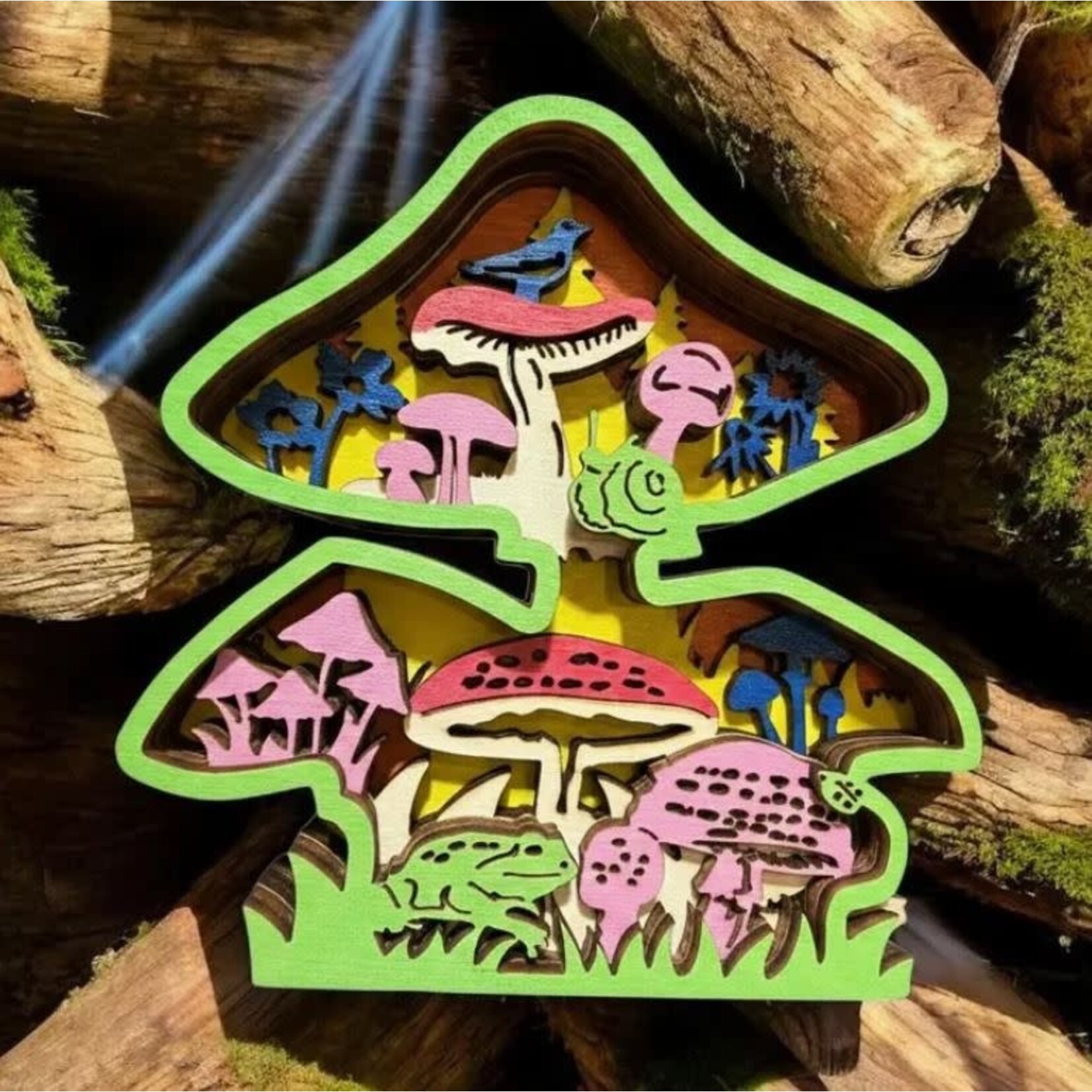 Shelf Sitter - Psychedelic Mushroom