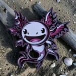 Shelf Sitter - Swimming Pink Axolotl