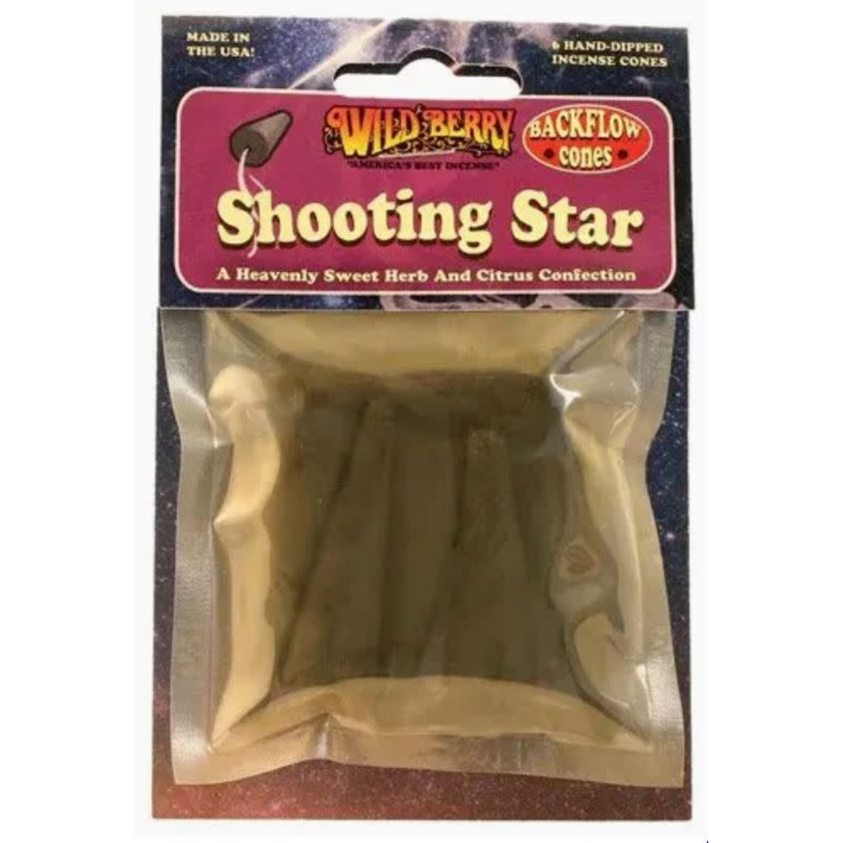 Backflow Incense Cones - Shooting Star