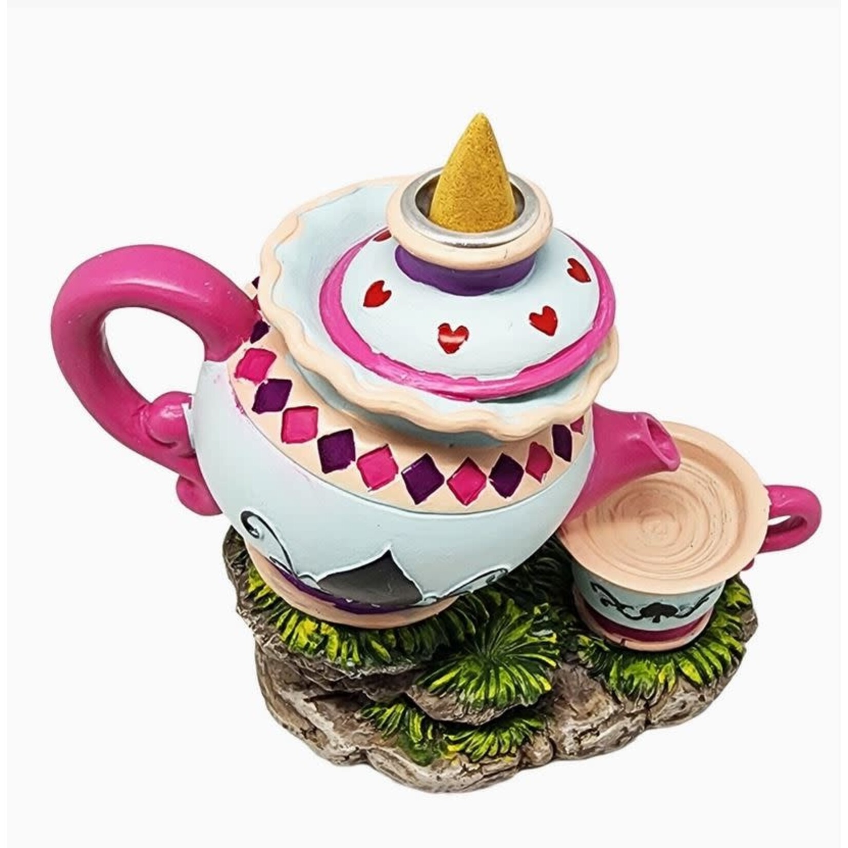 Backflow Incense Burner - Alice In Wonderland Tea Pot