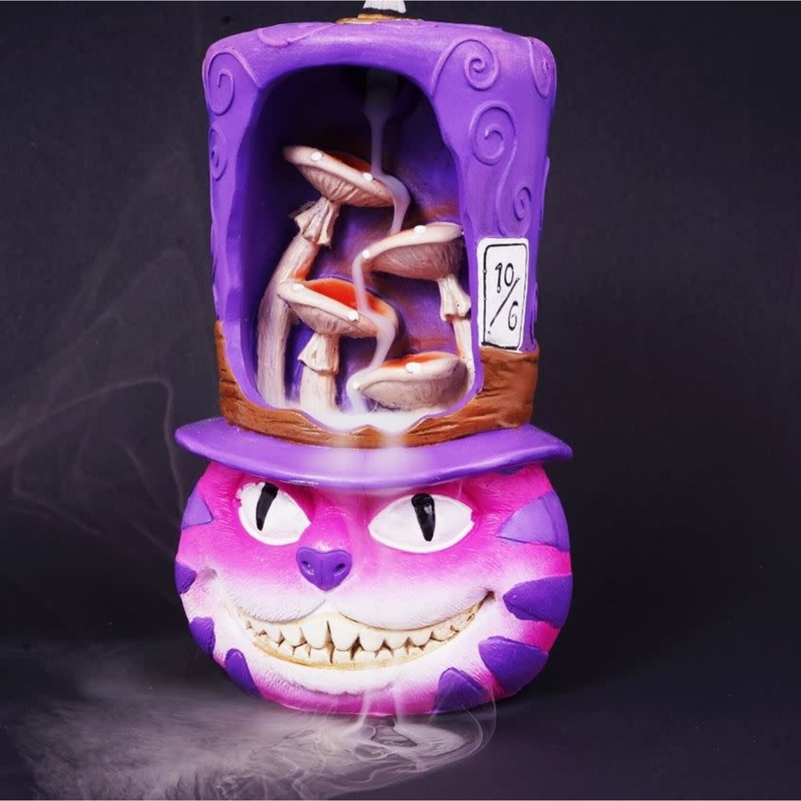 Backflow Incense Burner - Cheshire Cat