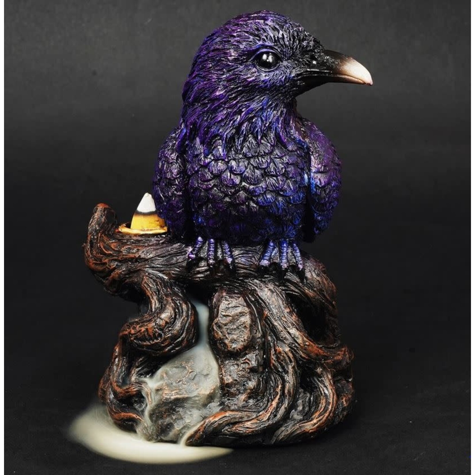 Backflow Incense Burner - Raven