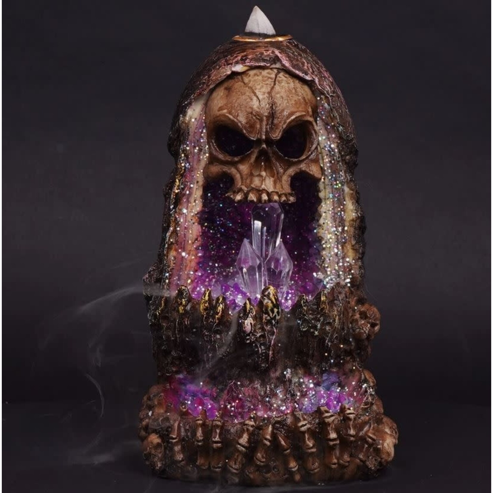 Backflow Incense Burner - Skull