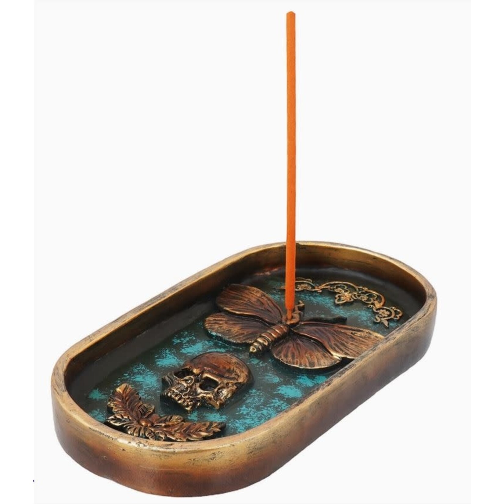 Incense Holder - Moth Skull