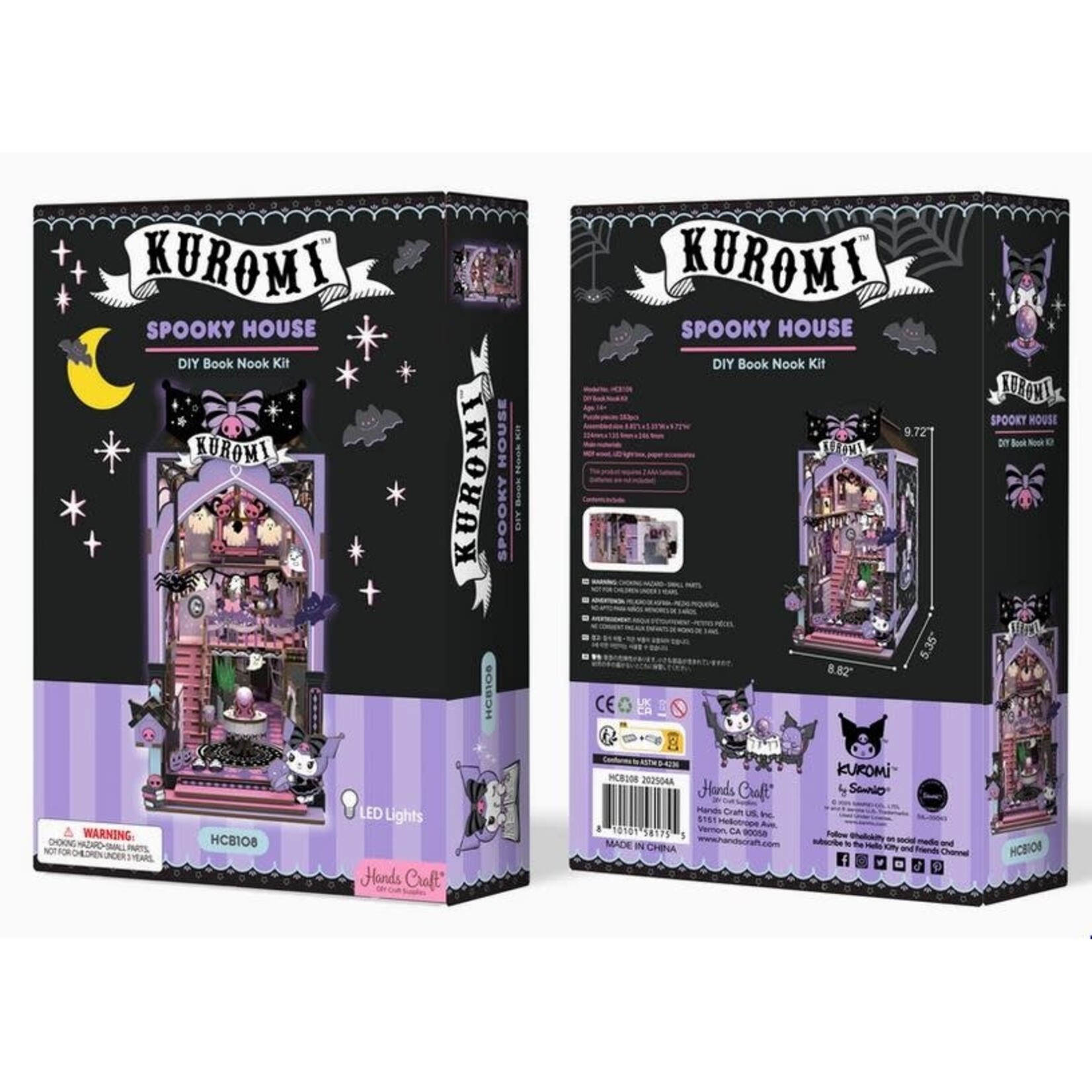 Book Nook Kit - Kuromi Spooky House
