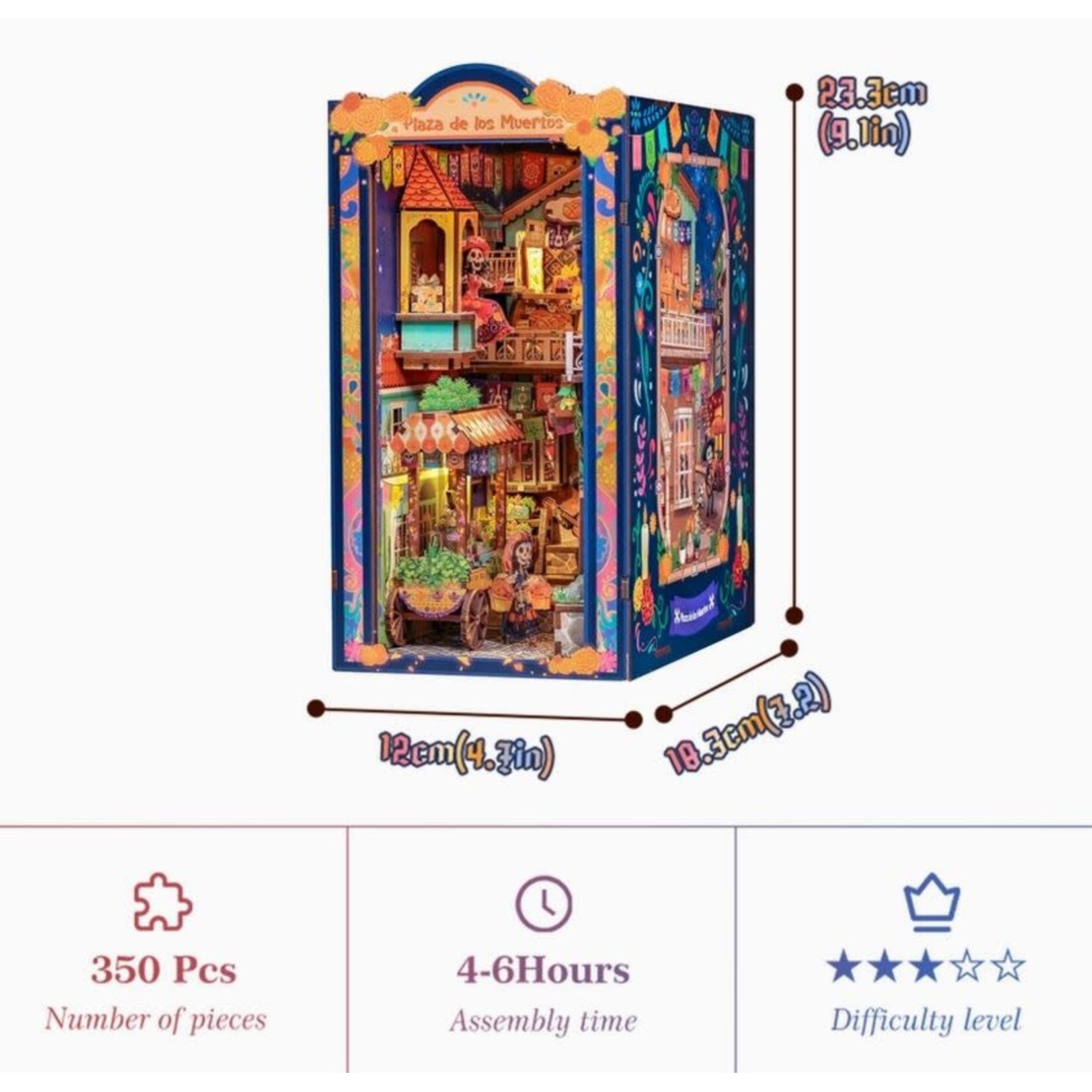 Book Nook Kit - Plaza de los Muertos