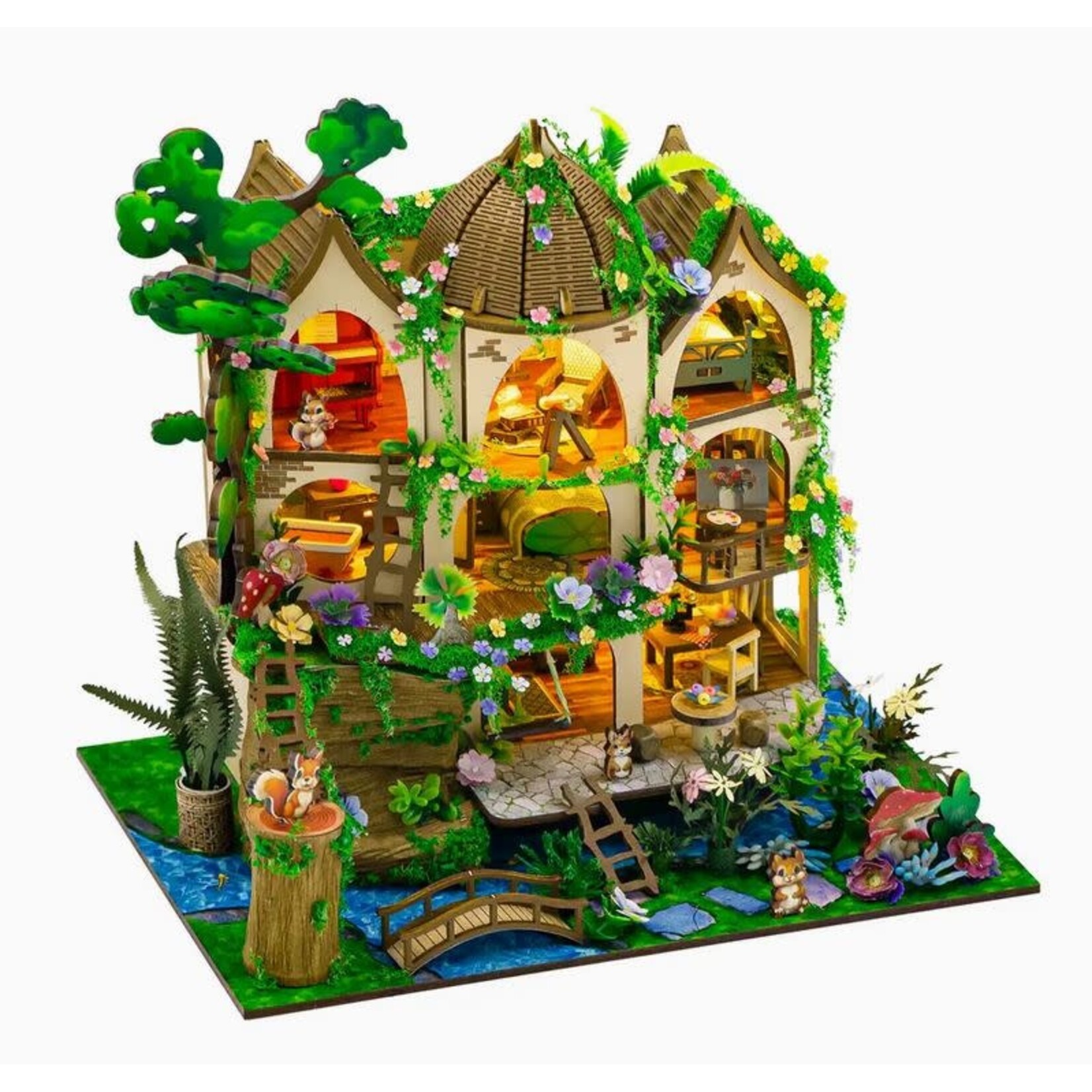 Miniature House Kit - Birchwood Villa