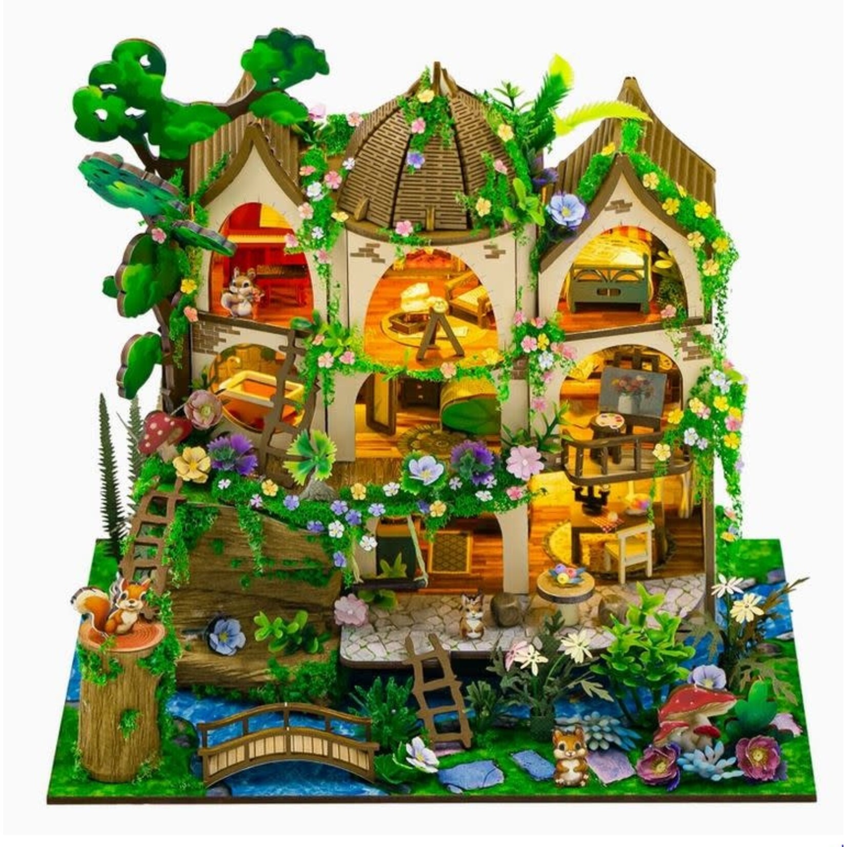 Miniature House Kit - Birchwood Villa