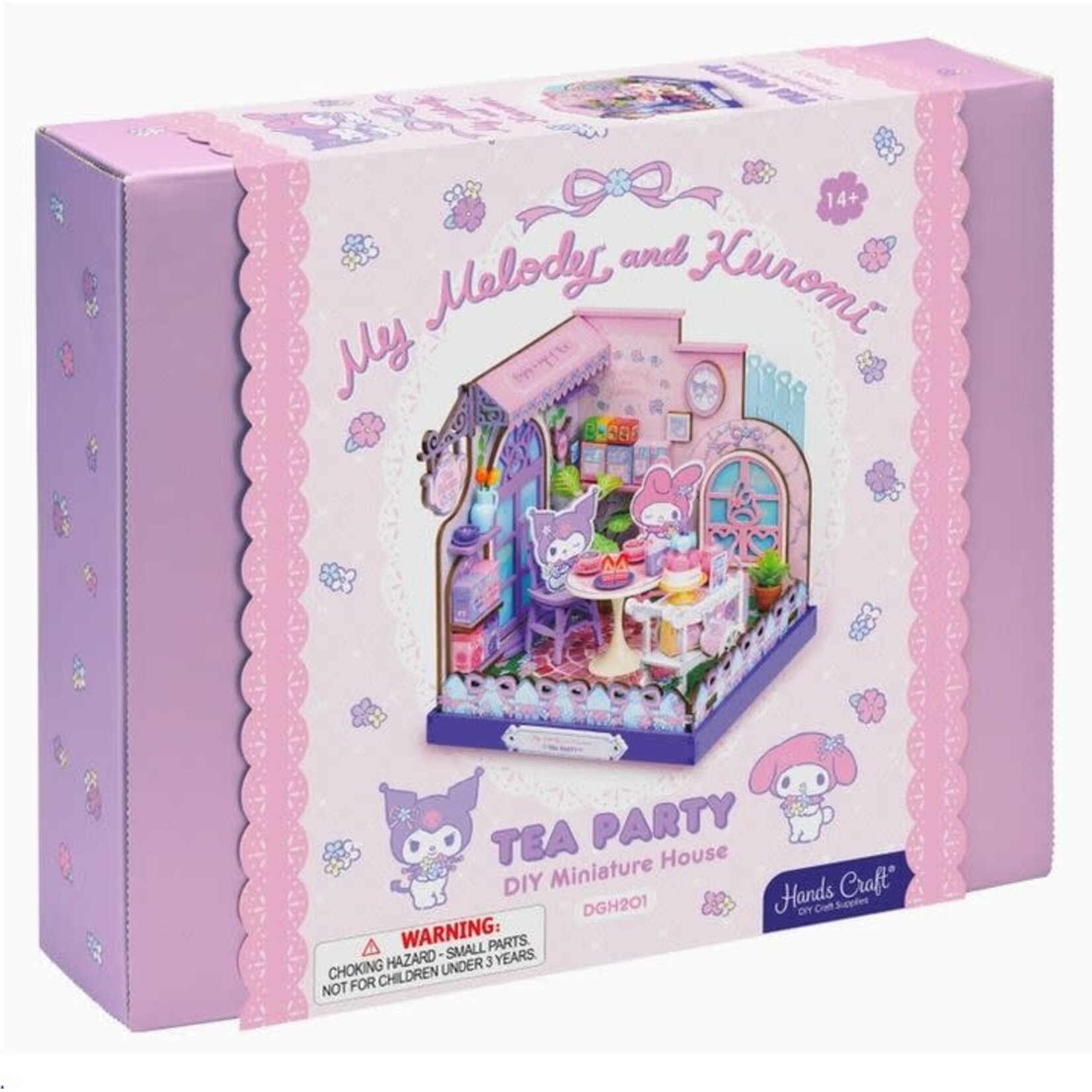 Miniature House Kit - My Melody and Kuromi Tea Party