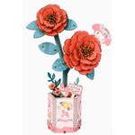 Wooden Flower Kit - Hello Kitty and Friends My Melody Red Camellia