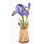 Wooden Flower Kit - Purple Iris
