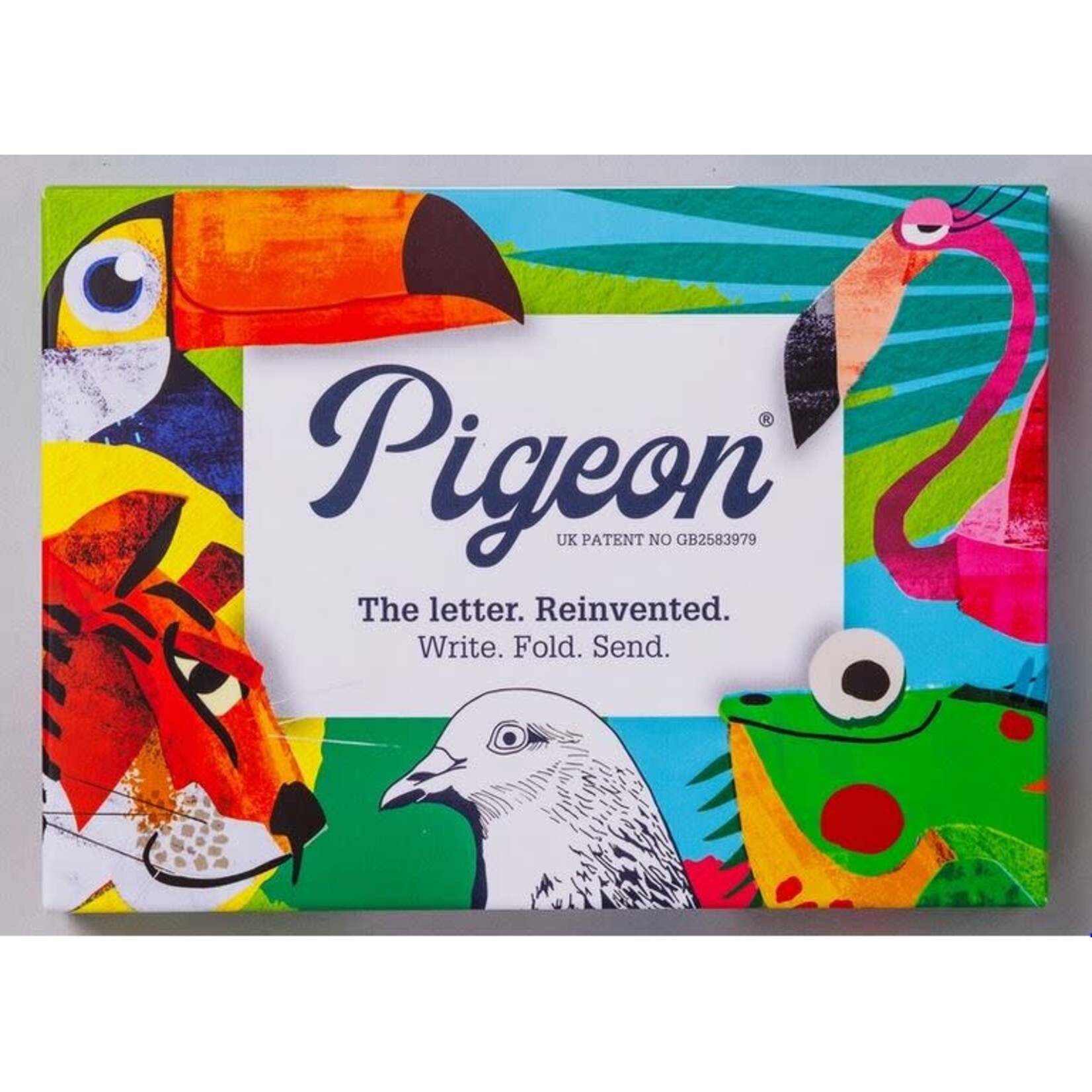 Pigeonposted Folding Letter Set - Wild Lives (6 Pack)