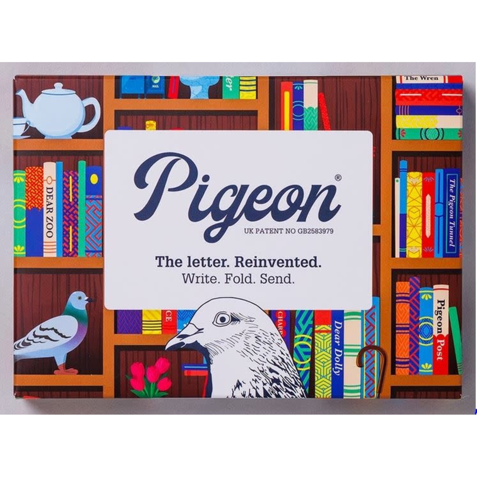 Pigeonposted Folding Letter Set - Bookstore (6 Pack)