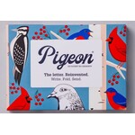 Pigeonposted Folding Letter Set - Carnival of Colour (6 Pack)