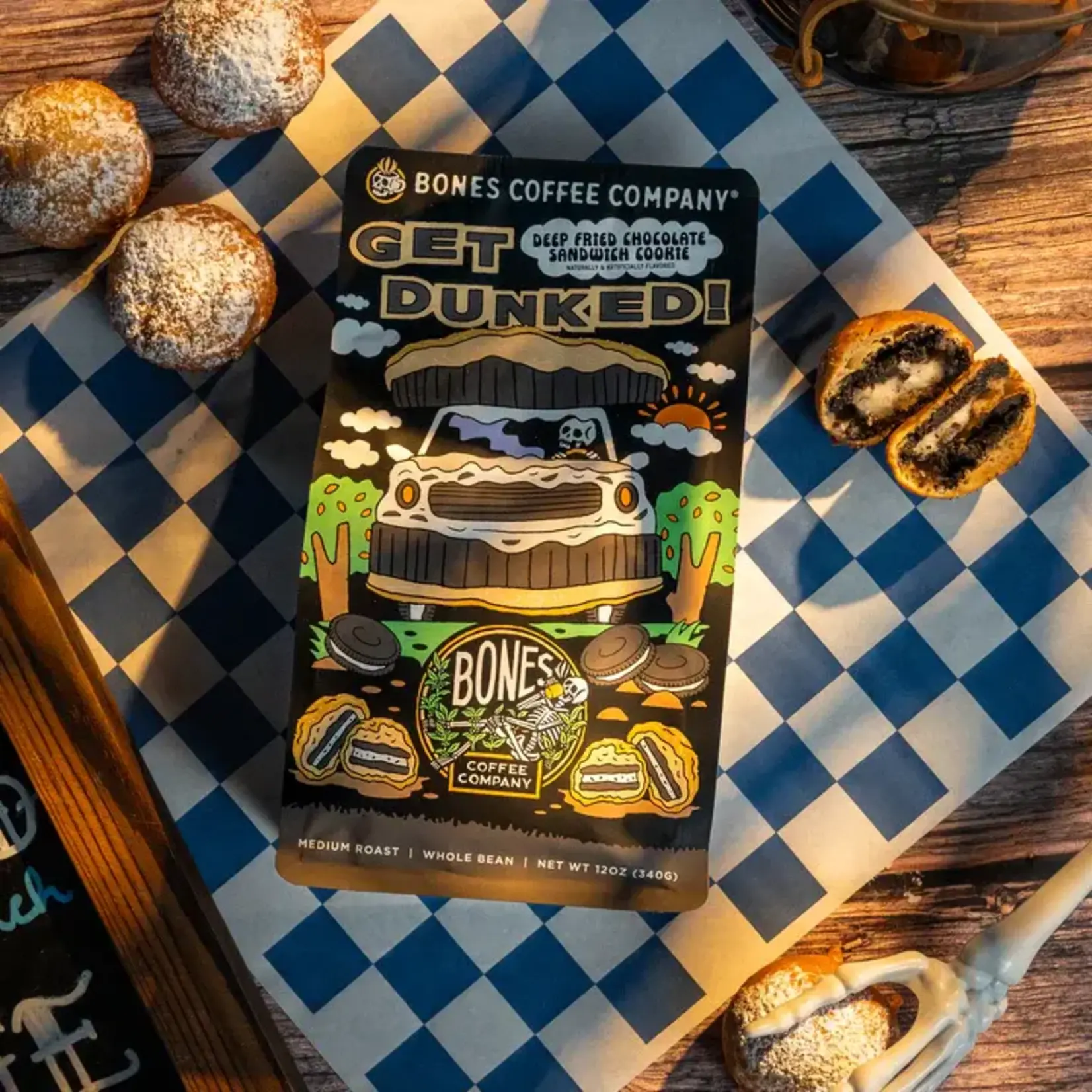 Bones Coffee: Get Dunked! 12oz Ground Coffee