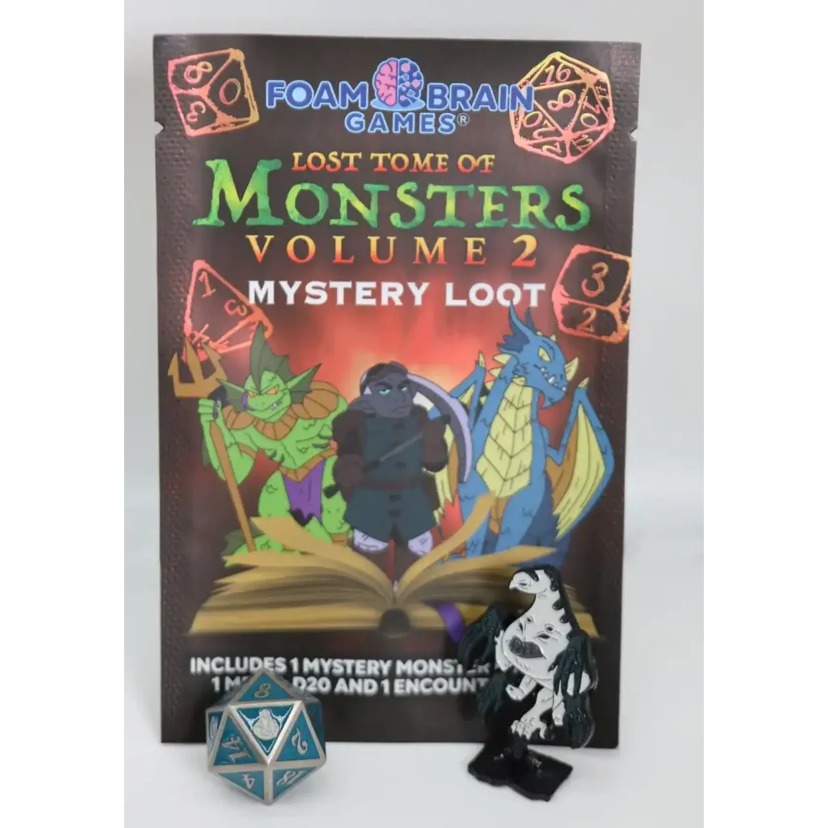 Foam Brain Dice: Mystery Loot - Lost Tome of Monsters 2