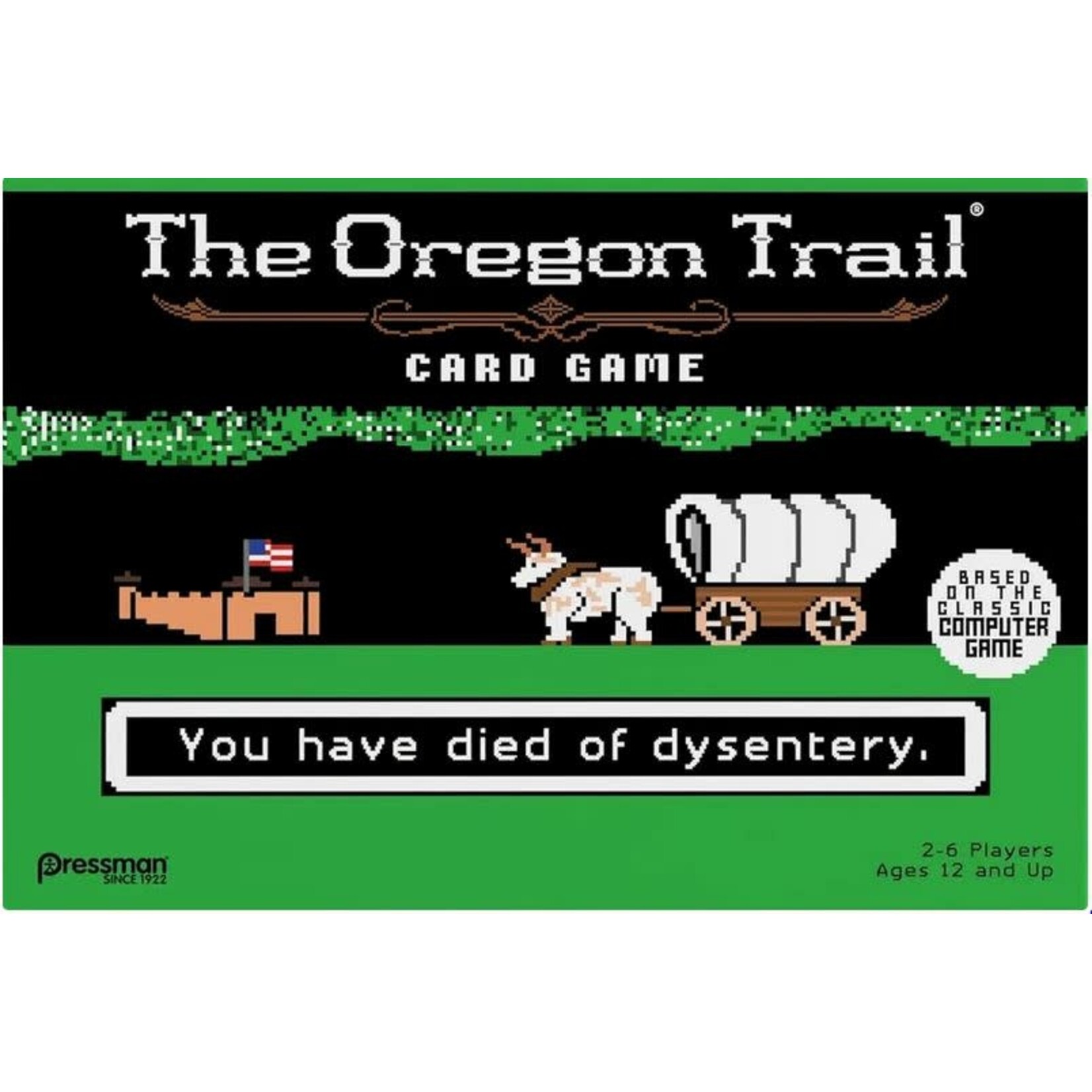 #10552 The Oregon Trail Card Game Dragon Cache Used Game
