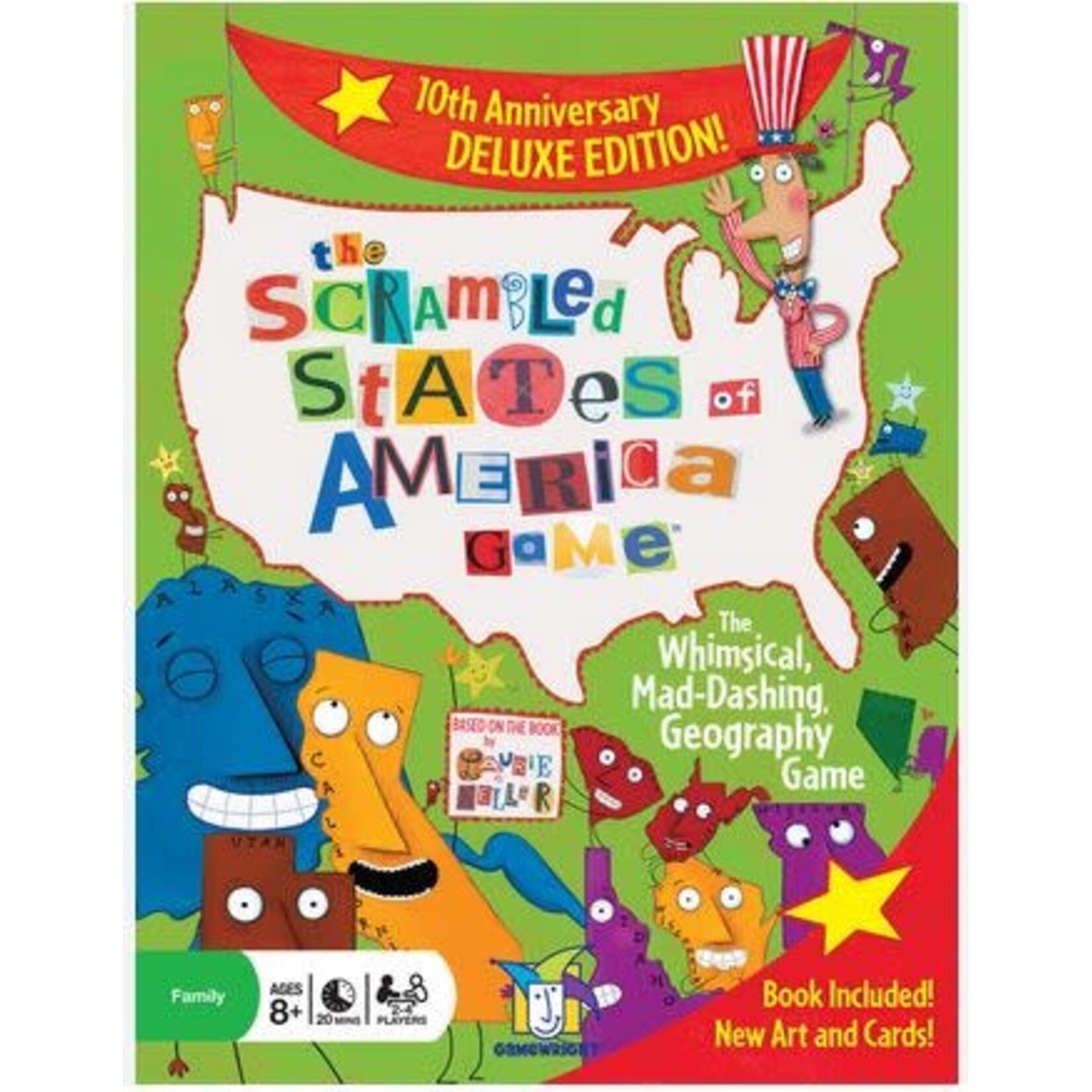 #10551 The Scrambled States of America Game Dragon Cache Used Game