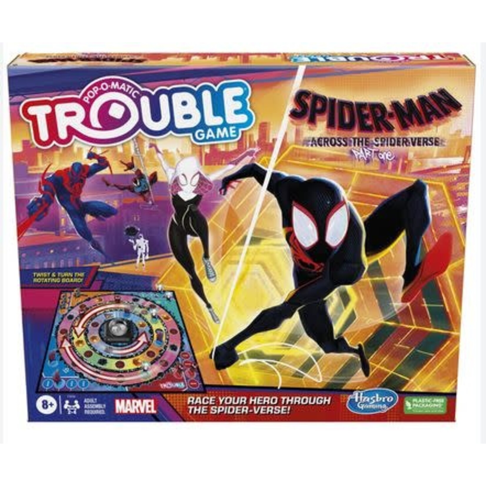 #10516 Trouble Game - Spider-man Across the Spiderverse Dragon Cache Used Game