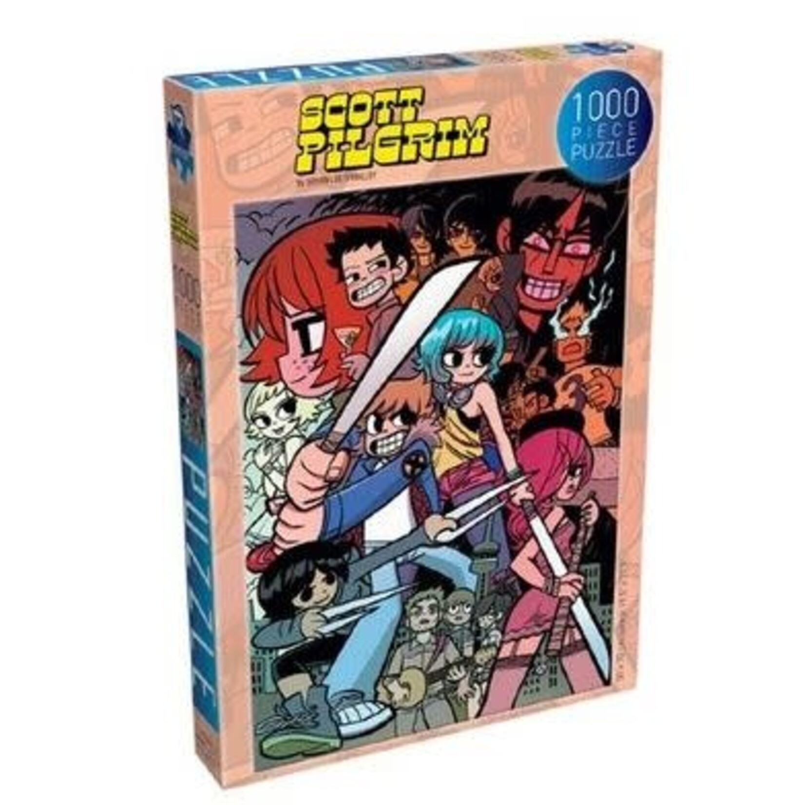 #10501 Scott Pilgrim 1000 Piece Puzzle Dragon Cache Used Game