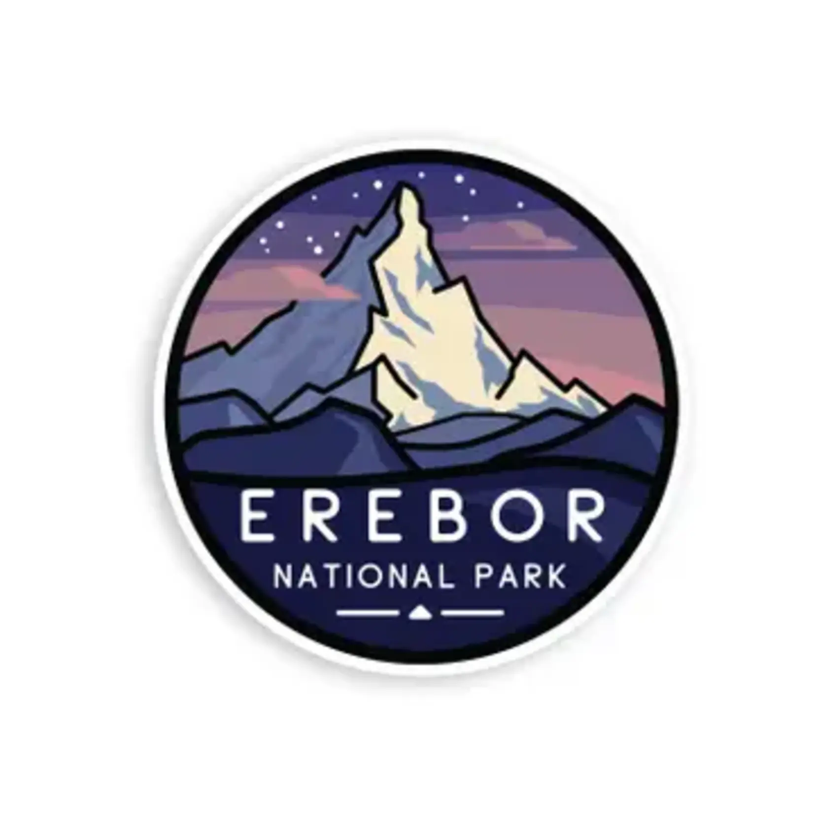 Squatchy Sticker - Middle Earth National Parks - Erebor - 2.5 in
