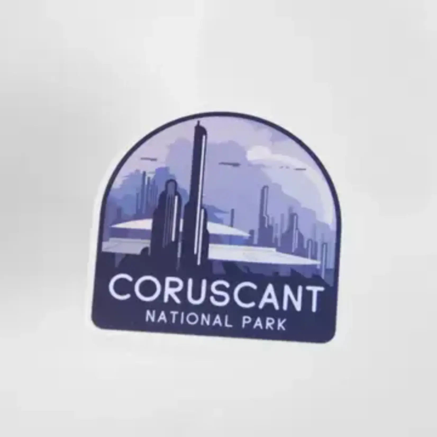 Squatchy Sticker - Star Wars National Parks - Coruscant - 2.5 in