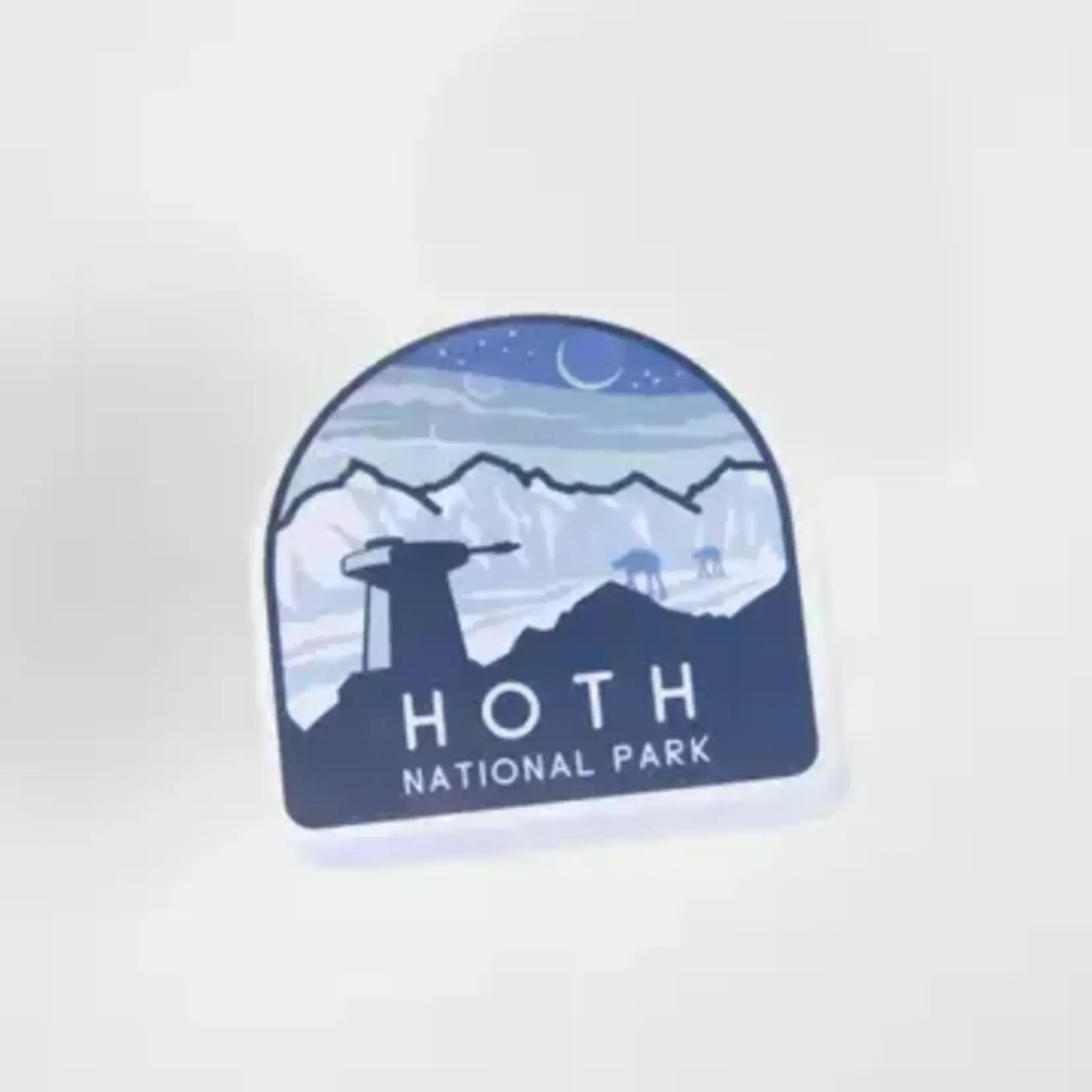 Squatchy Sticker - Star Wars National Parks - Hoth - 2.5 in