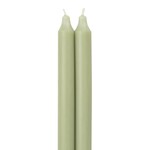 Candle - 12 in Tapers - Sage - 2pk