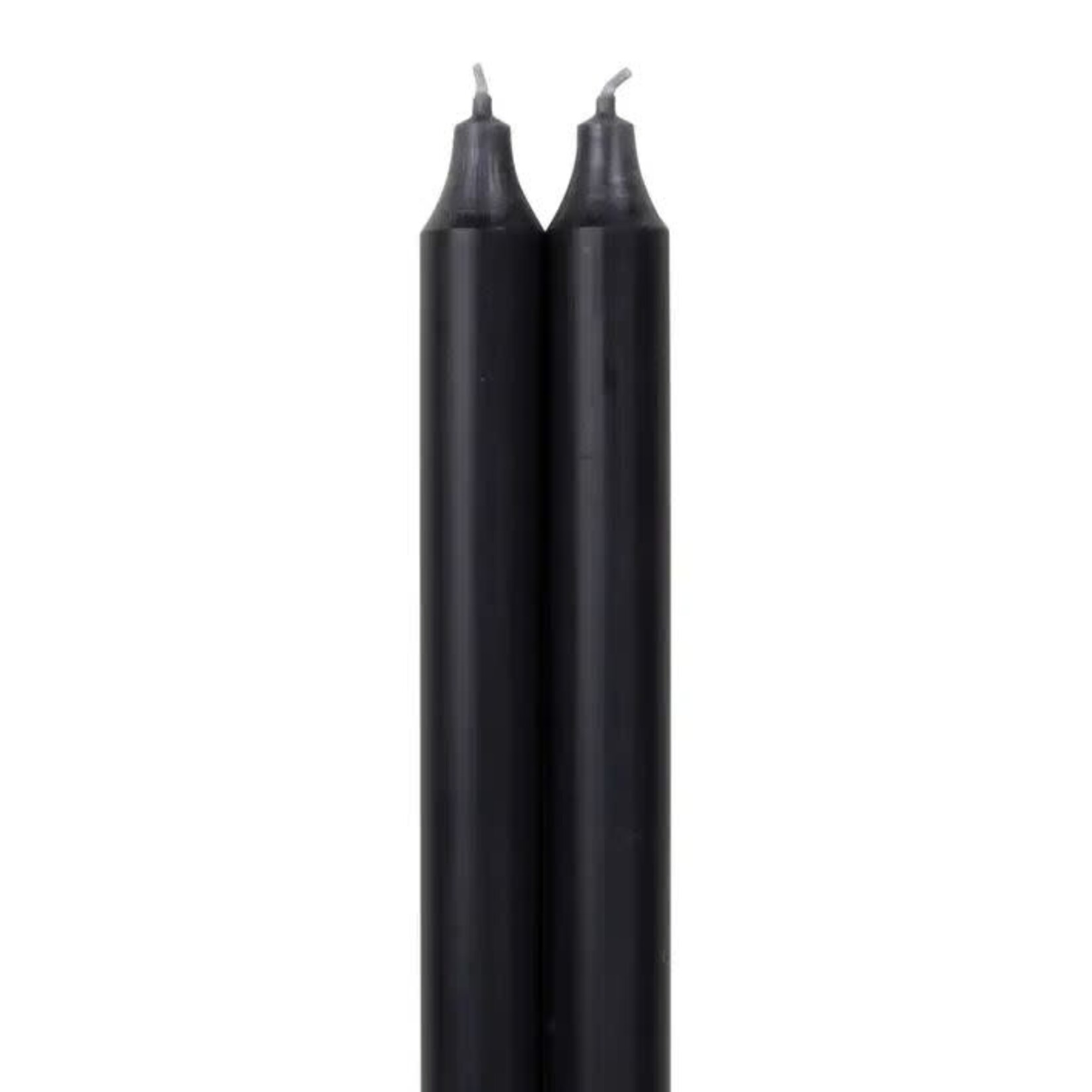 Candle - 12 in Tapers - Graphite - 2pk