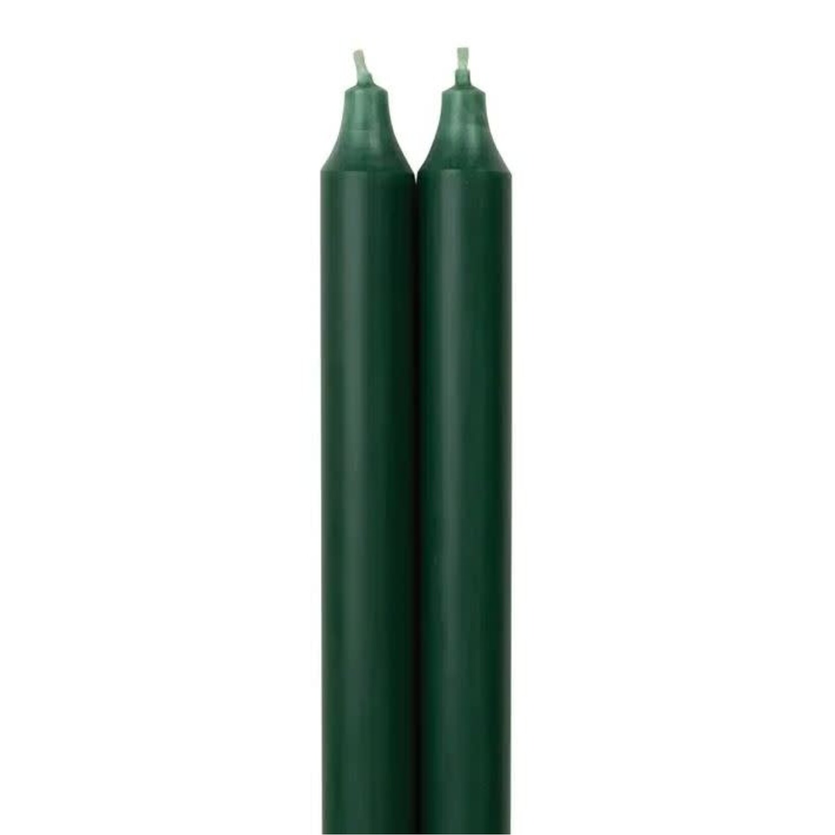 Candle - 12 in Tapers - Hunter Green - 2pk