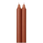 Candle - 12 in Tapers - Terra Cotta - 2pk
