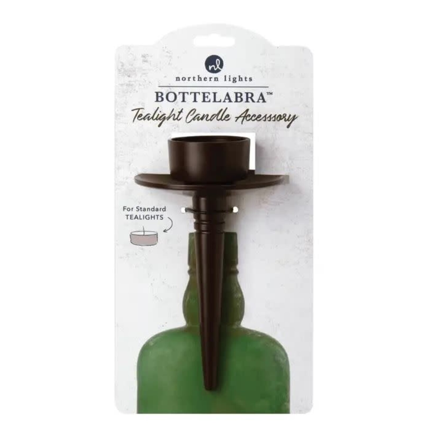 Candle Holder - Bottelabra - Tealight Bronze
