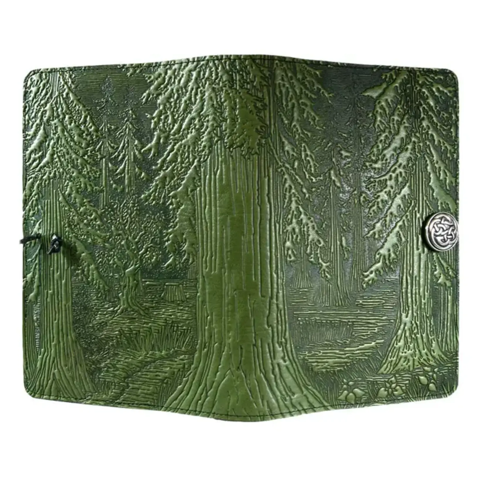 Oberon Design Refillable Leather Journal - Forest - Fern - 5x7
