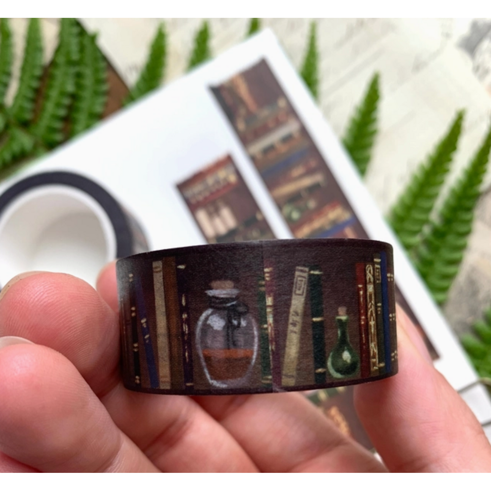 The Creeping Moon Washi Tape - Bookshelf