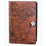 Oberon Design Refillable Leather Journal - Mr. Fox - Saddle - 5x7