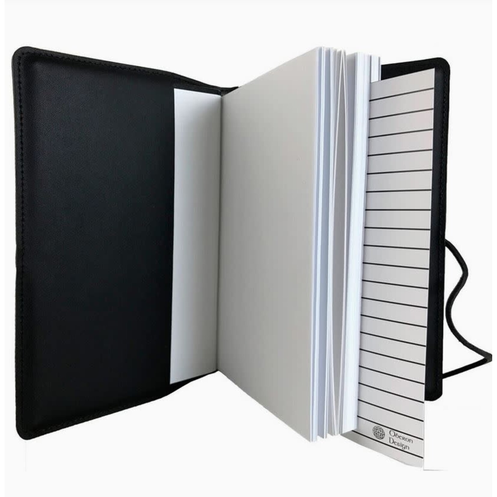 Oberon Design Refillable Leather Journal - Mr. Fox - Saddle - 5x7