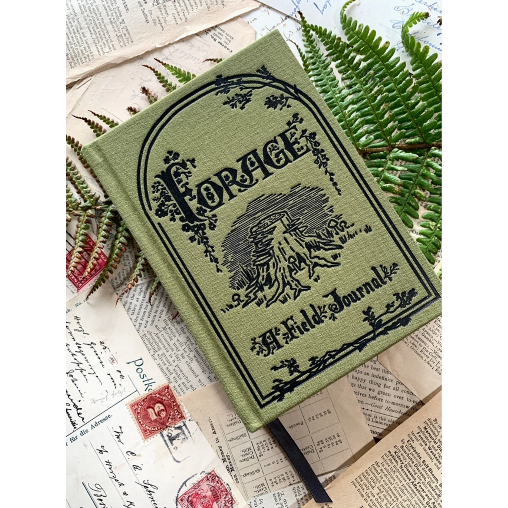 The Creeping Moon Journal - Foraging Field Pocket Journal - A6 120gsm White Paper