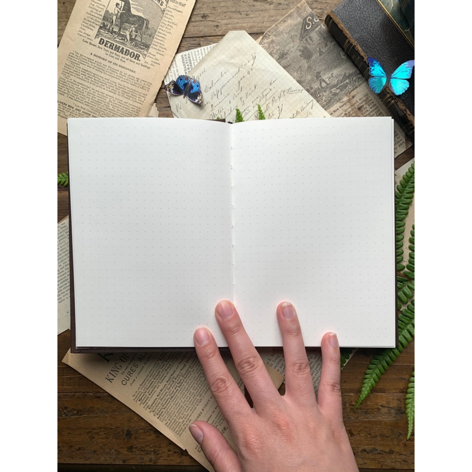 The Creeping Moon Journal - The Wanderer - Dot Grid Notebook - B6 100gsm Ivory Paper