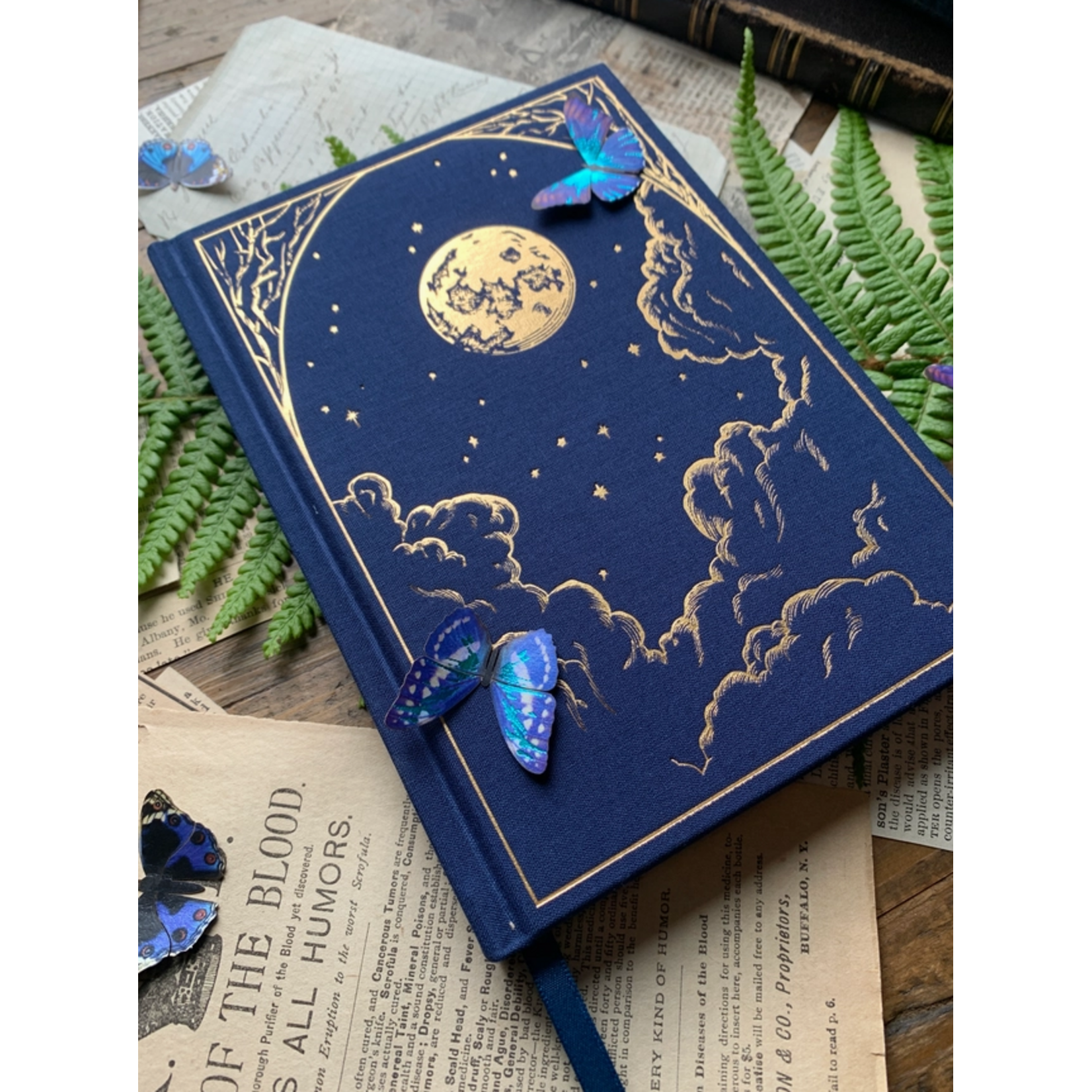 The Creeping Moon Journal - The Astronomer - Blank Sketchbook - B6 120gsm Ivory Paper