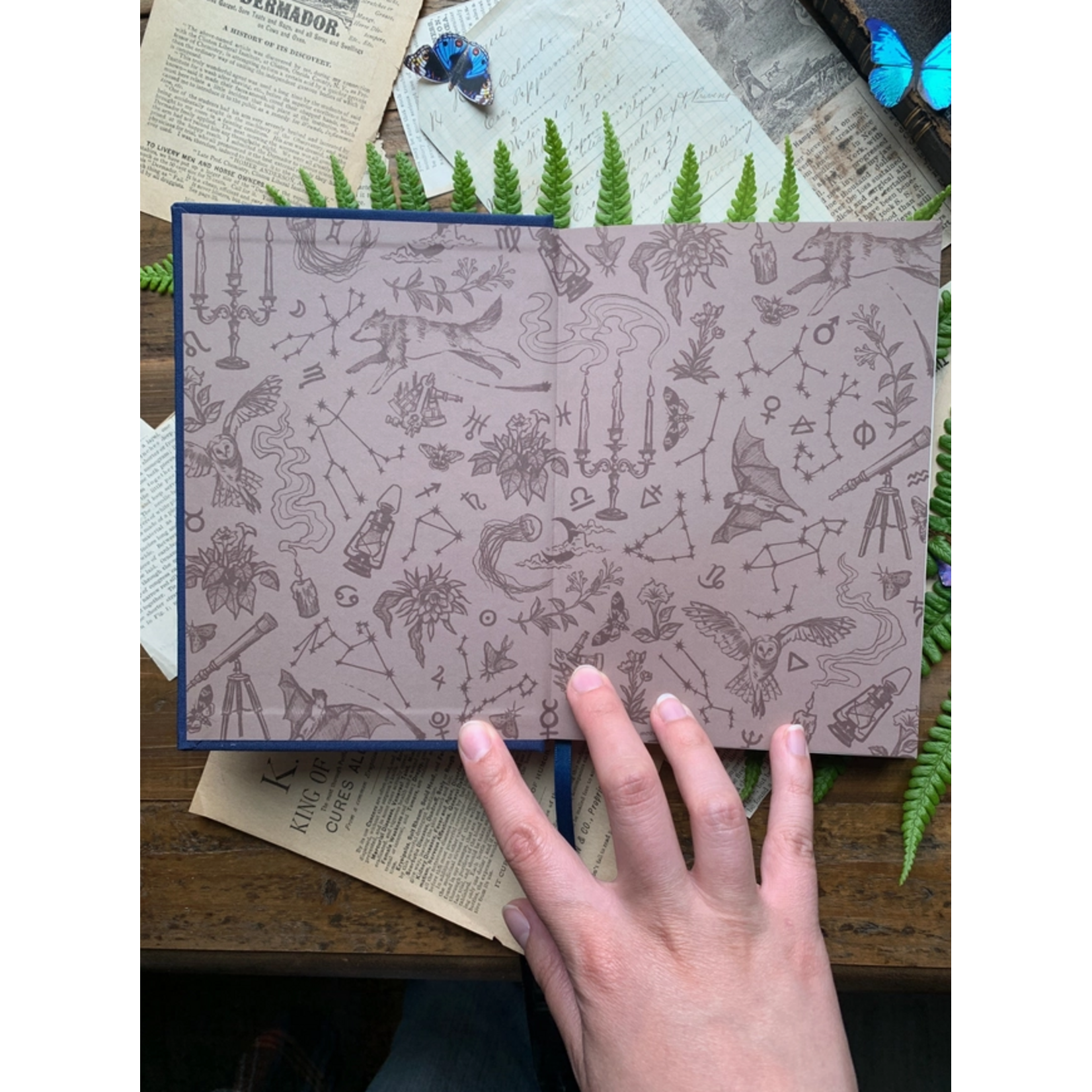 The Creeping Moon Journal - The Astronomer - Blank Sketchbook - B6 120gsm Ivory Paper
