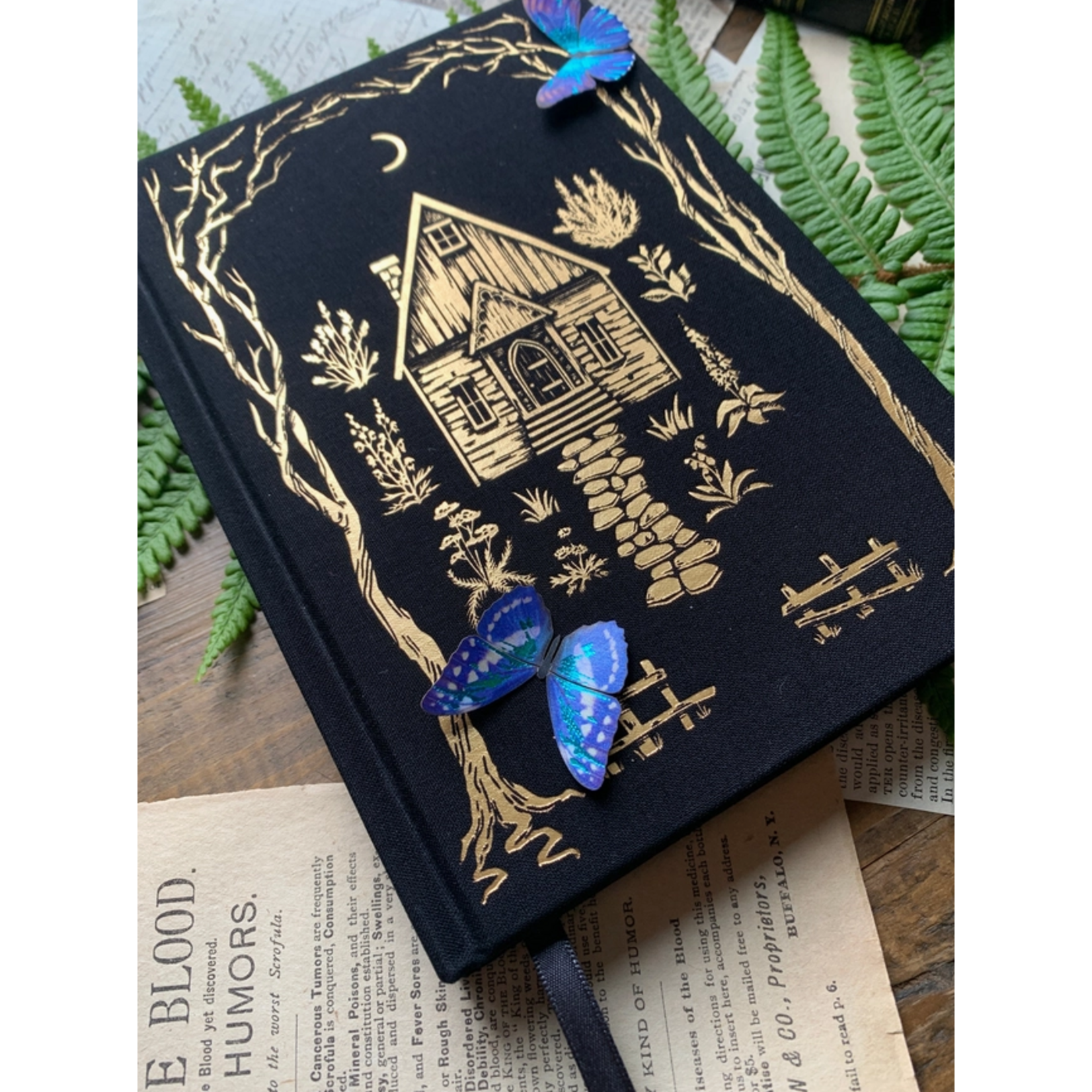 The Creeping Moon Journal - The Grimoire - Lined Notebook - B6 120gsm Ivory Paper