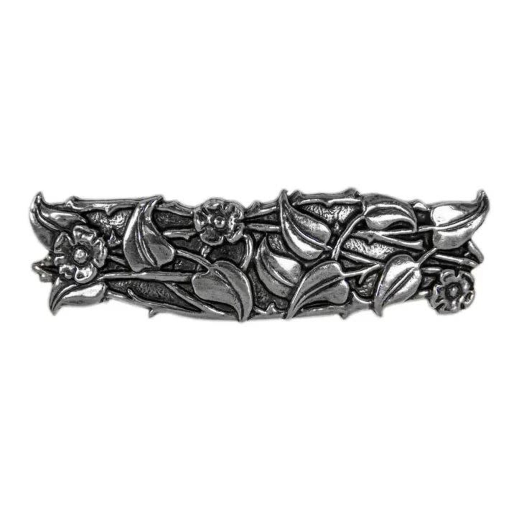 Oberon Design Barrette - Britannia Metal - Periwinkle - 70mm