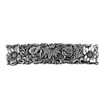 Oberon Design Barrette - Britannia Metal - Wildflower - 70mm